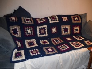 Crocheted "Permutation Blanket"